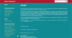 Desktop Screenshot of mondesendeveloppement.eu